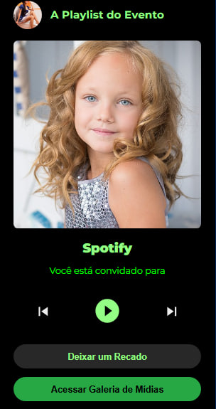 Banner do Evento Spotify